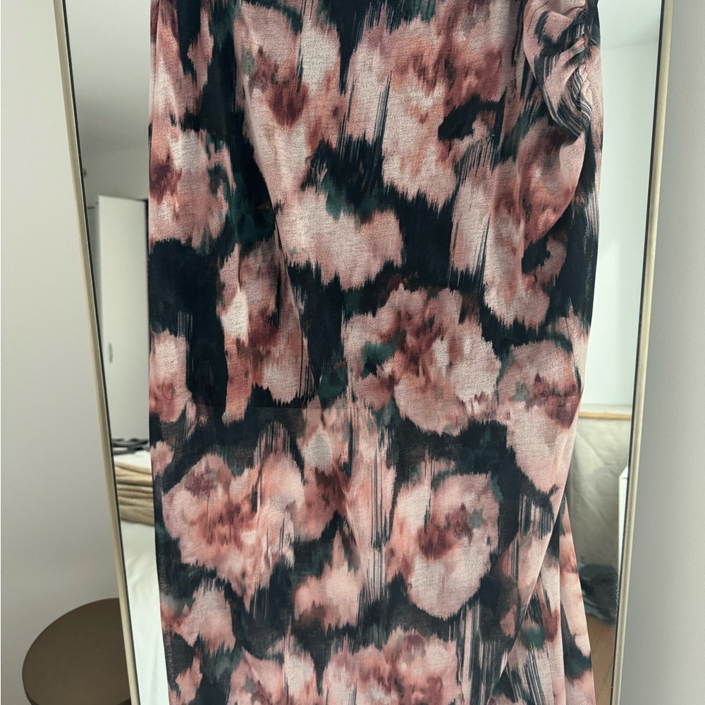Abercrombie Mesh Floral Print Skirt